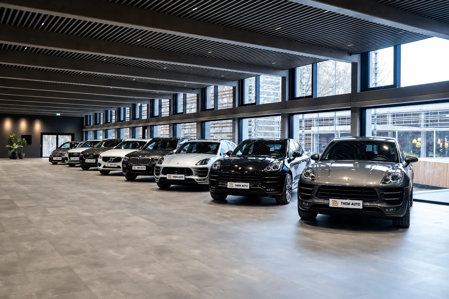 THEM AUTO showroom i Silkeborg